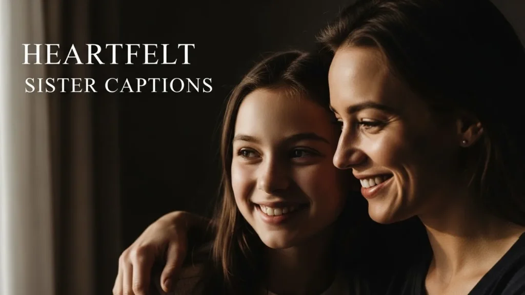 Heartfelt Sister Captions