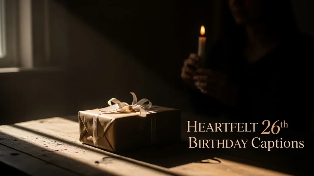 Heartfelt 26th Birthday Captions