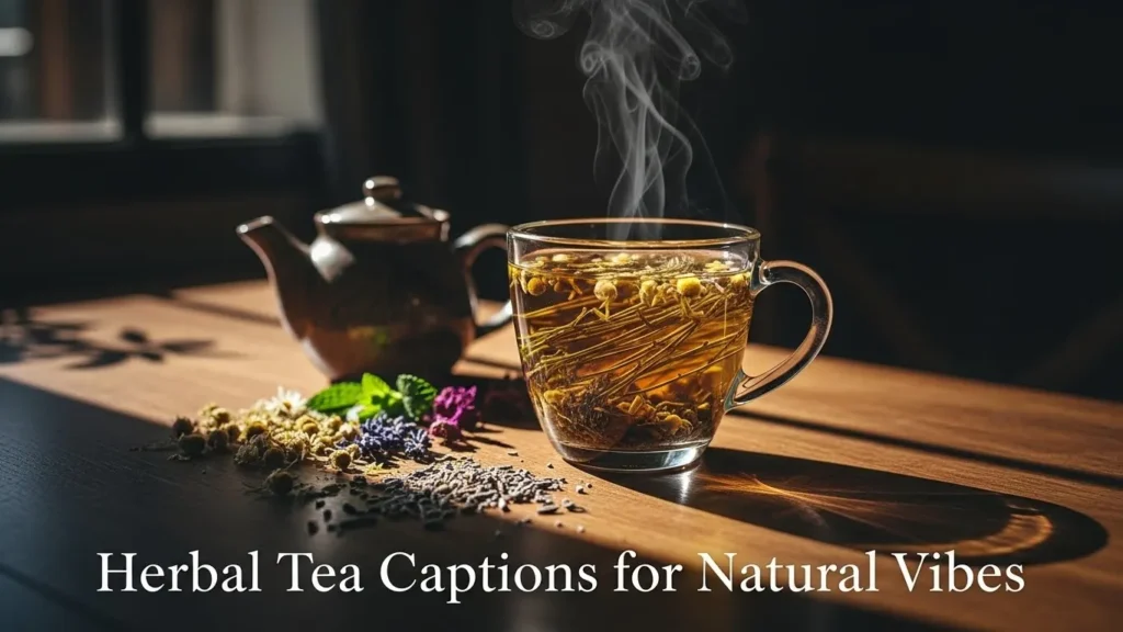 Herbal Tea Captions for Natural Vibes