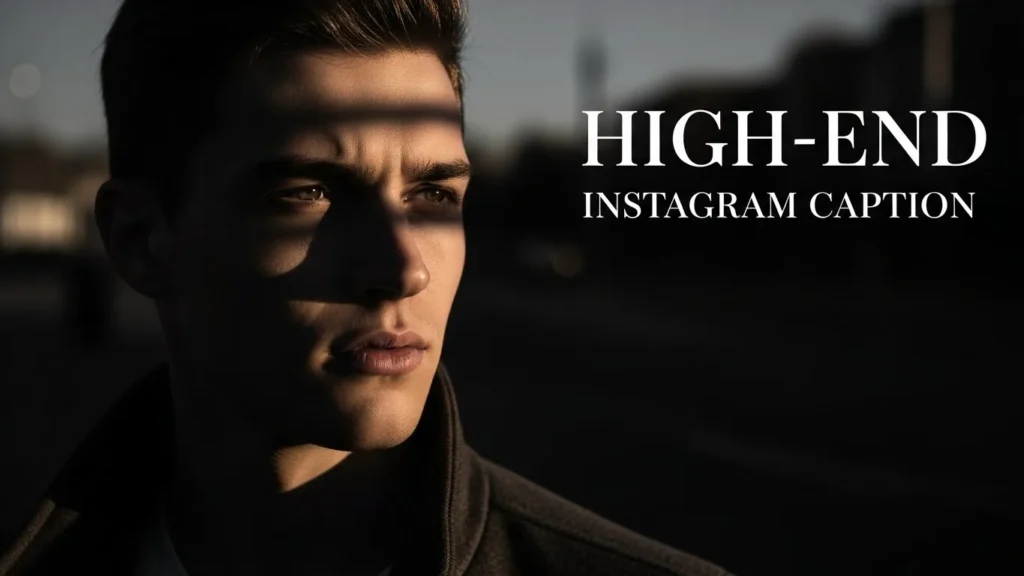 High-End Instagram Caption