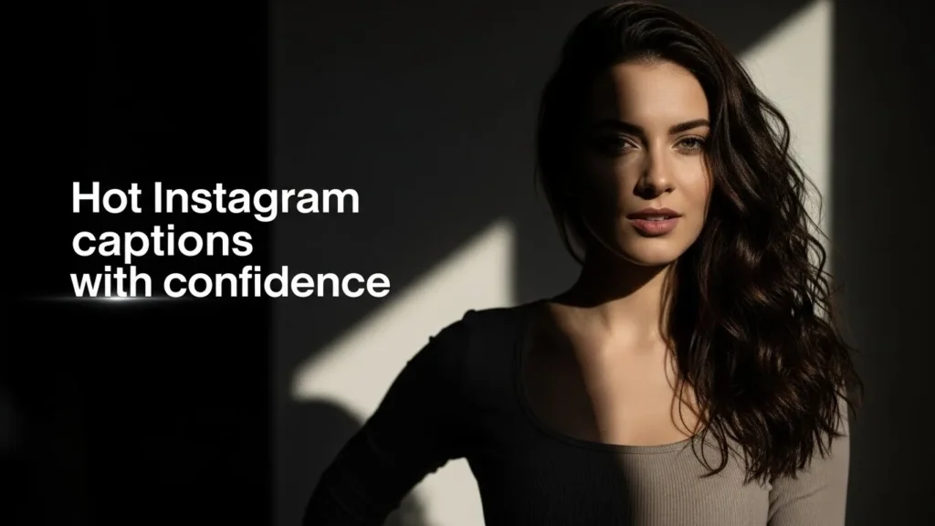 Hot Instagram captions with confidence