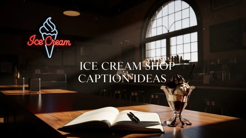 Ice Cream Shop Caption Ideas
