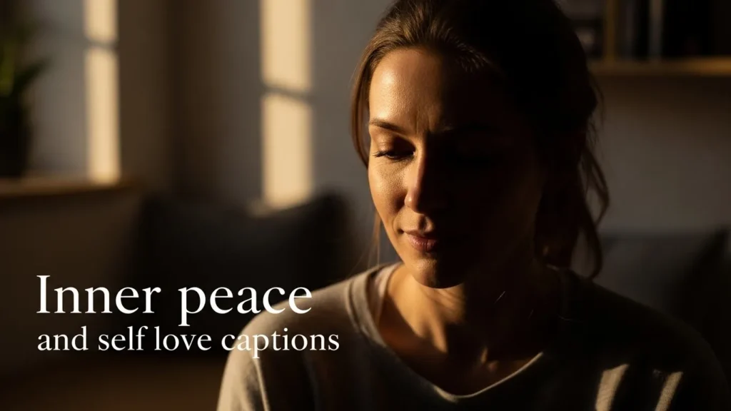 Inner peace and self love captions