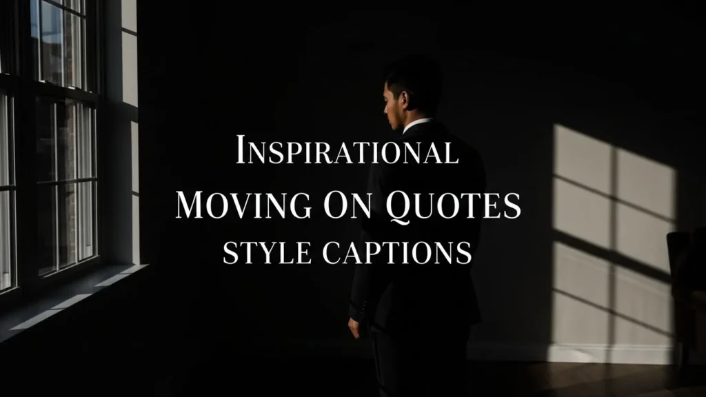 Inspirational Moving On Quotes Style Captions