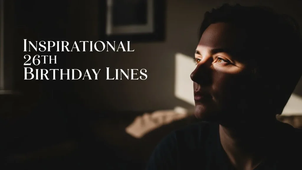 Inspirational 26th Birthday Lines