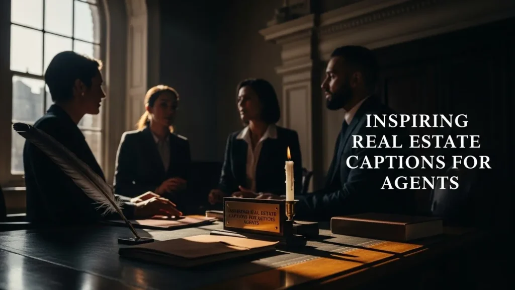 Inspiring Real Estate Captions for Agents