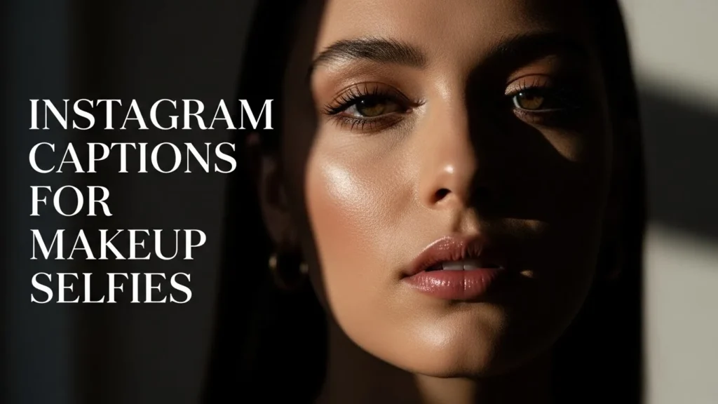 Instagram Captions for Makeup Selfies