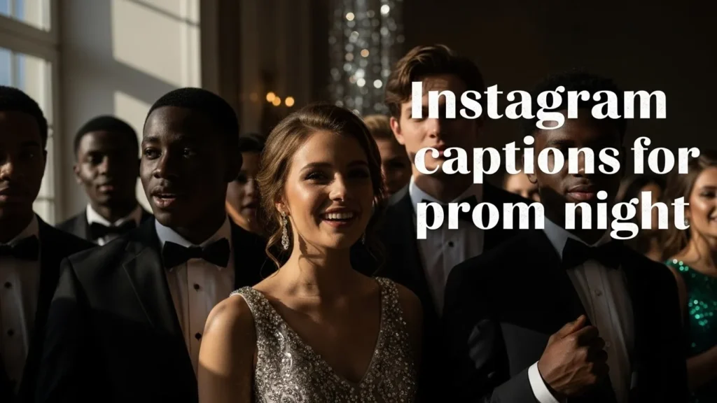 Instagram captions for prom night