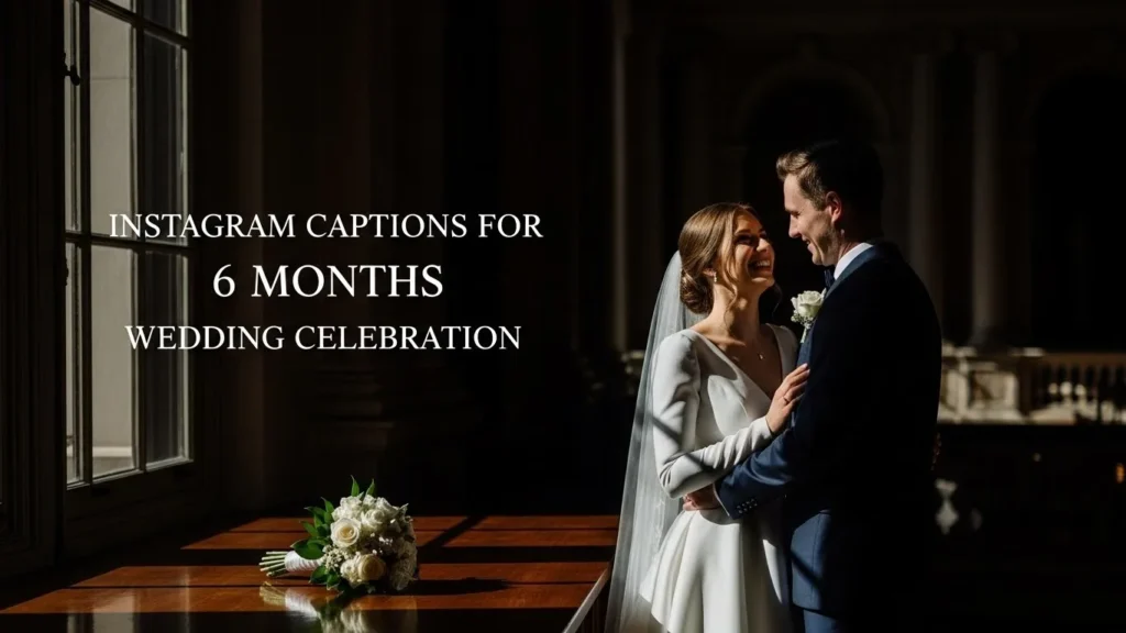 Instagram Captions for 6 Months Wedding Celebration