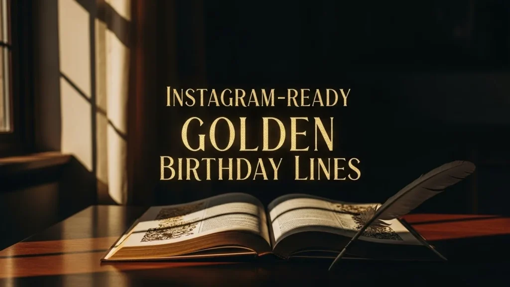 Instagram-Ready Golden Birthday Lines