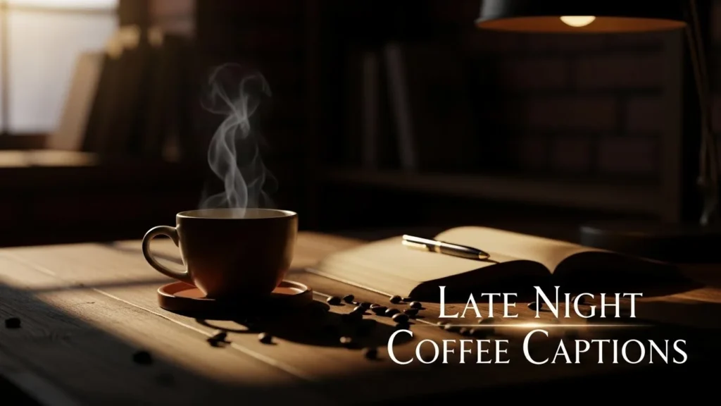 Late Night Coffee Captions