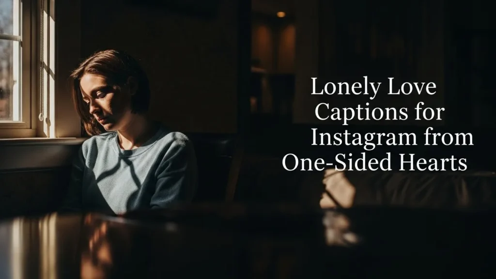 Lonely Love Captions for Instagram from One-Sided Hearts