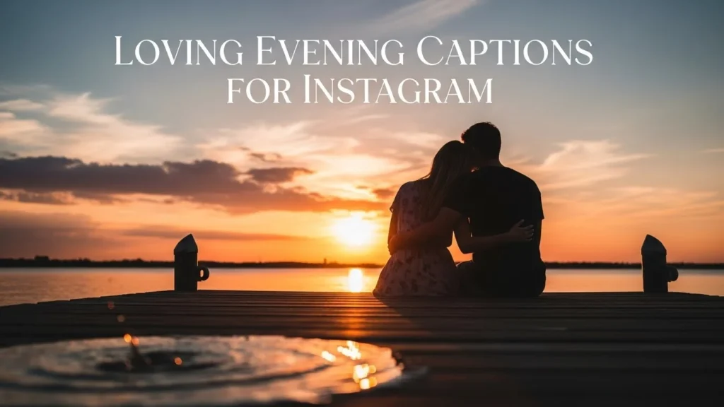 Loving Evening Captions for Instagram