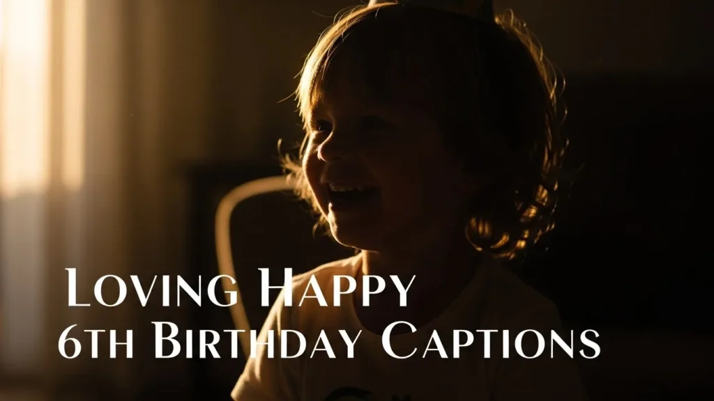 Loving Happy 6th Birthday Captions