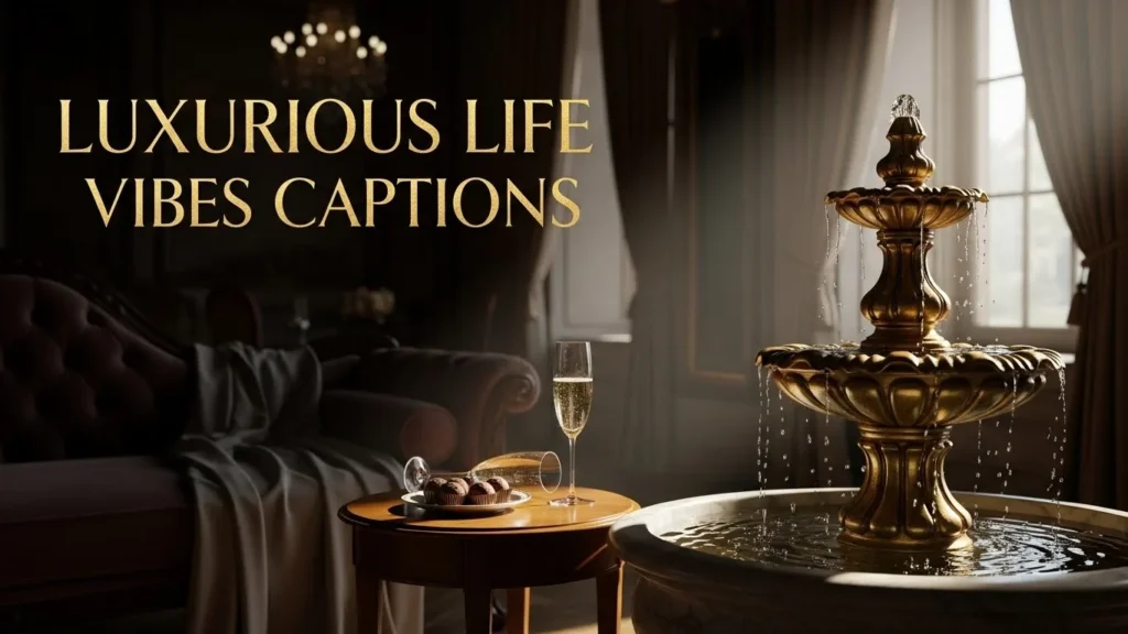 Luxurious Life Vibes Captions