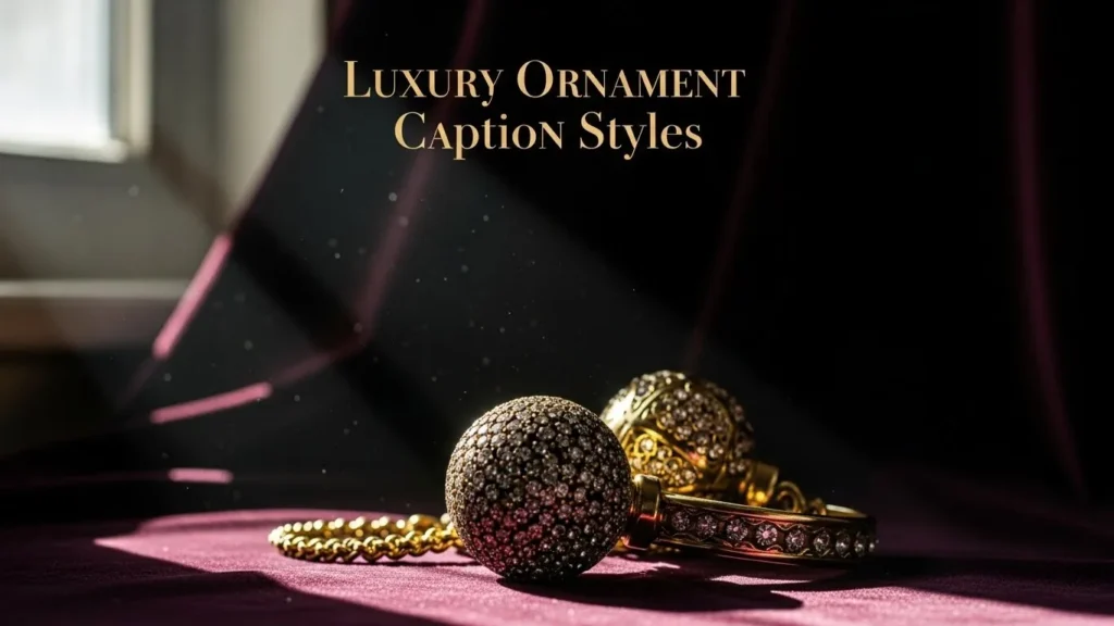 Luxury Ornament Caption Styles