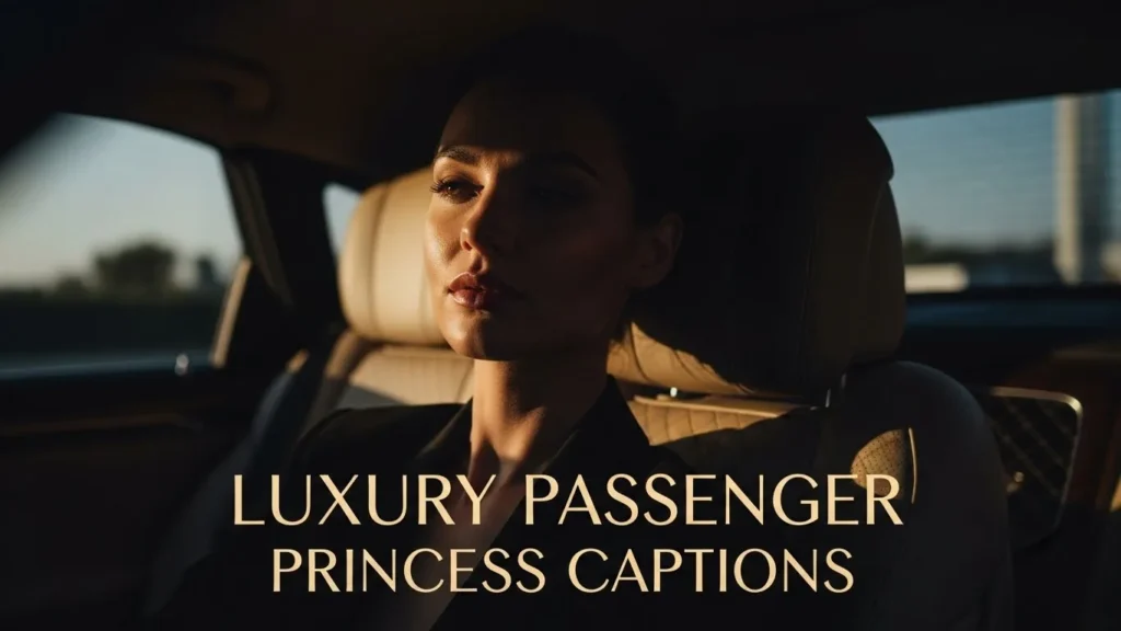 Luxury Passenger Princess Captions