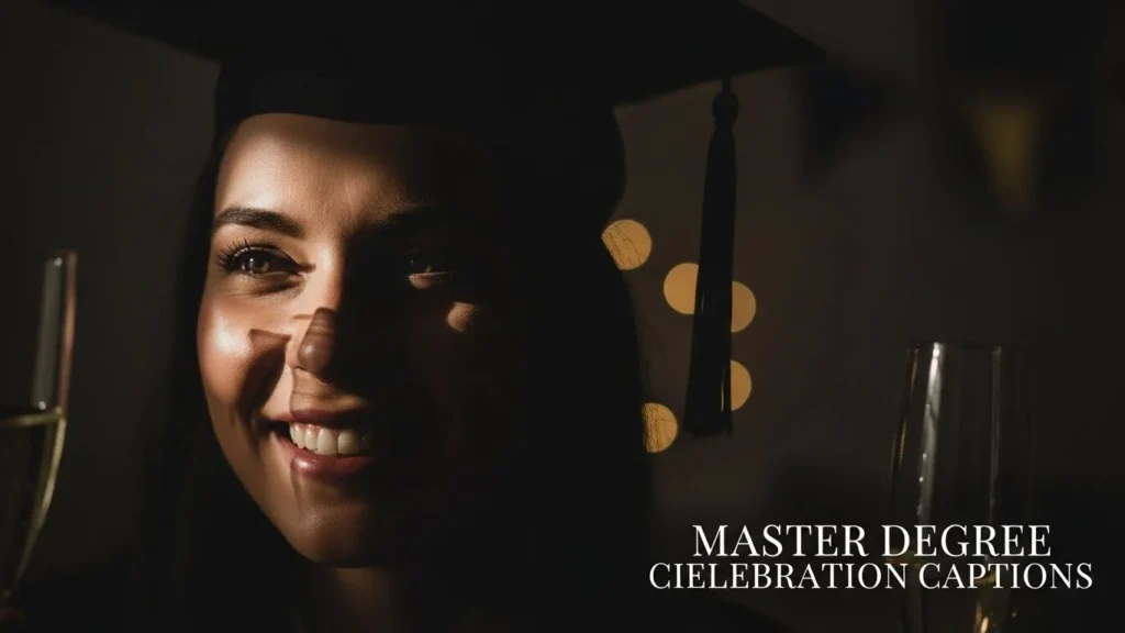 Master Degree Celebration Captions