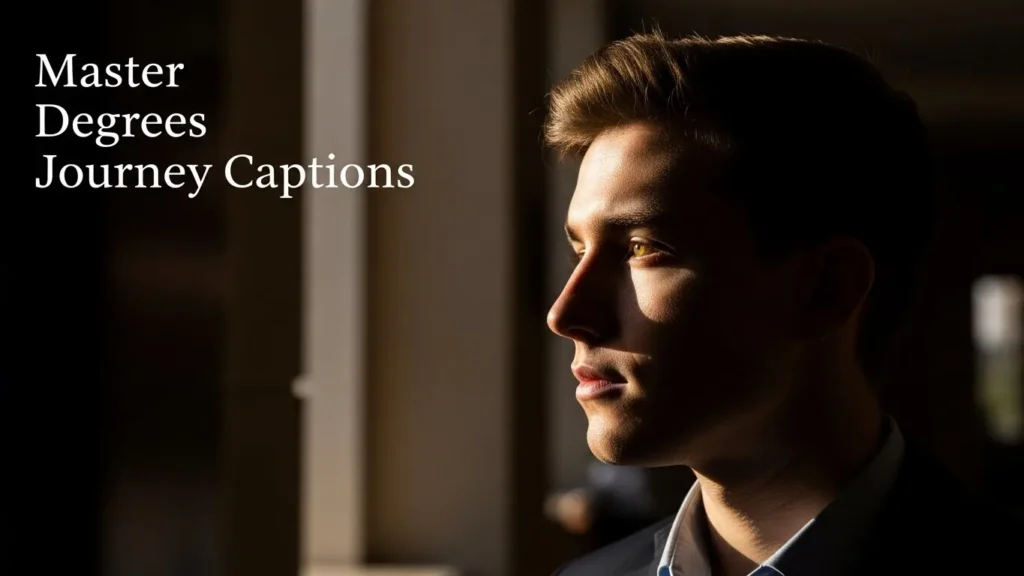 Master Degree Journey Captions
