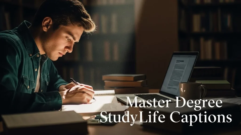 Master Degree Study Life Captions