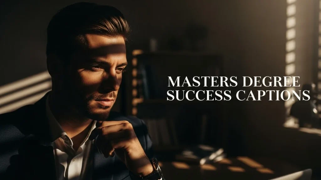 Masters Degree Success Captions