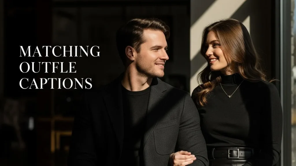 Matching Outfit Couple Captions