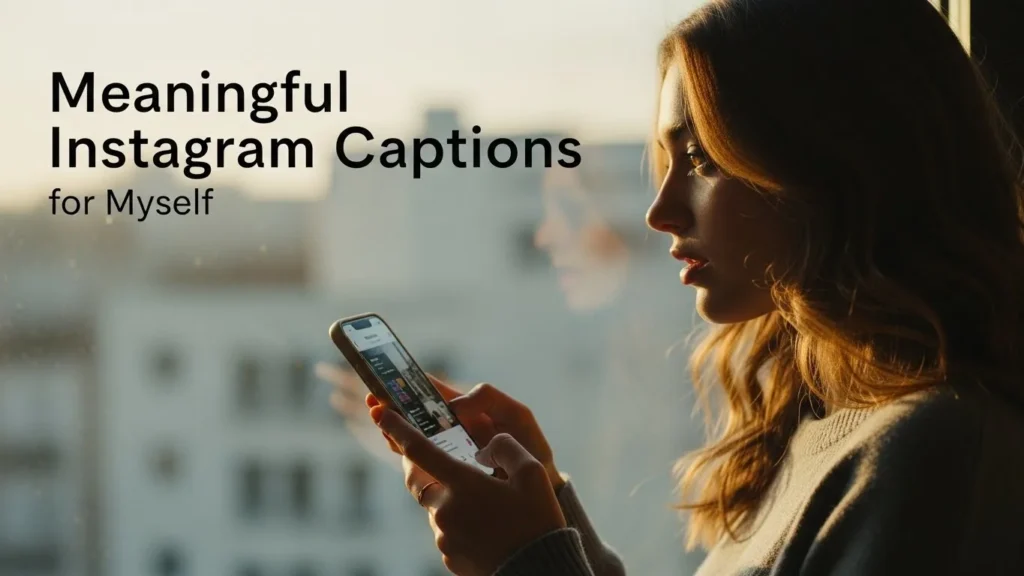 Meaningful Instagram Captions for Myself