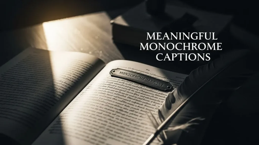 Meaningful Monochrome Captions