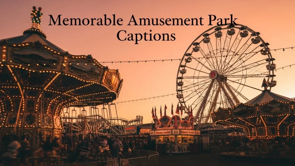 Memorable Amusement Park Captions
