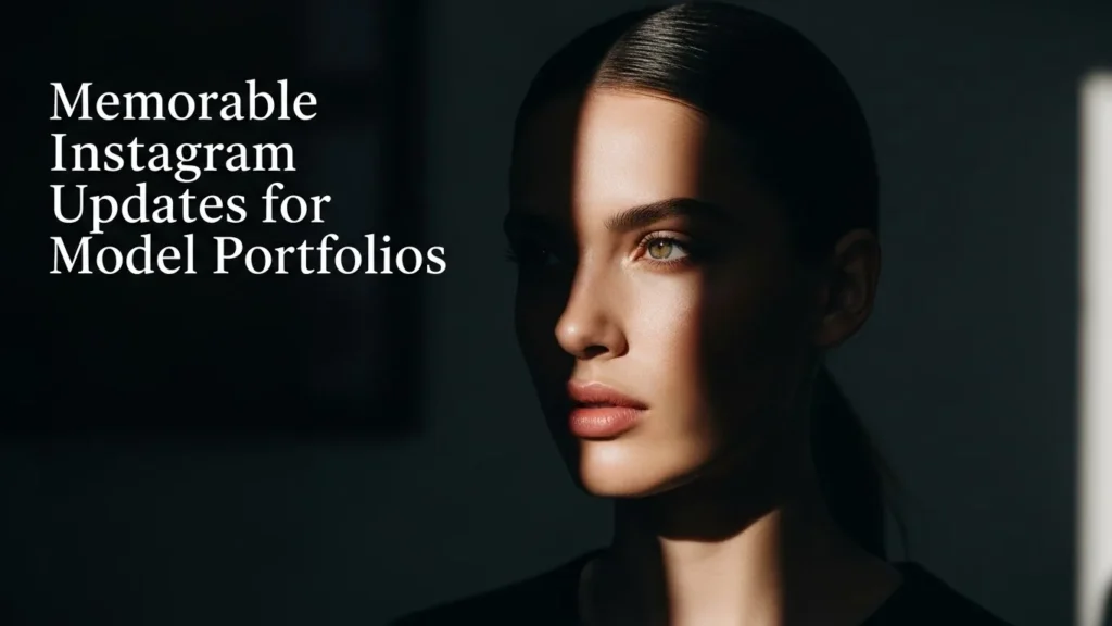 Memorable Instagram Updates for Model Portfolios