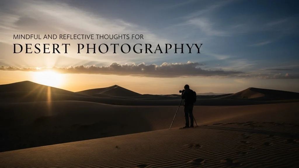 Mindful and Reflective Thoughts for Desert Photography