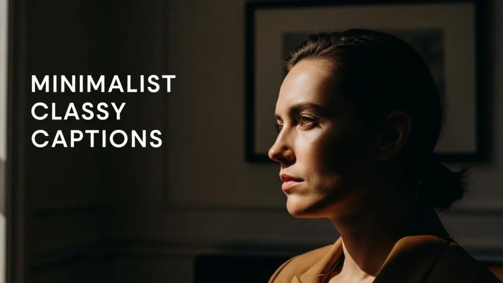 Minimalist Classy Captions