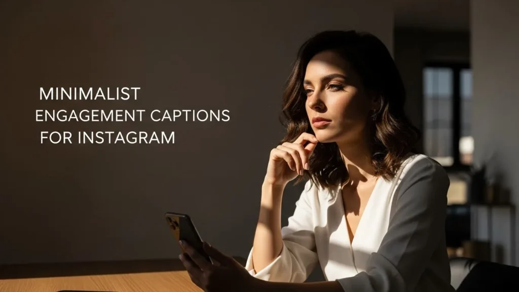 Minimalist Engagement Captions for Instagram