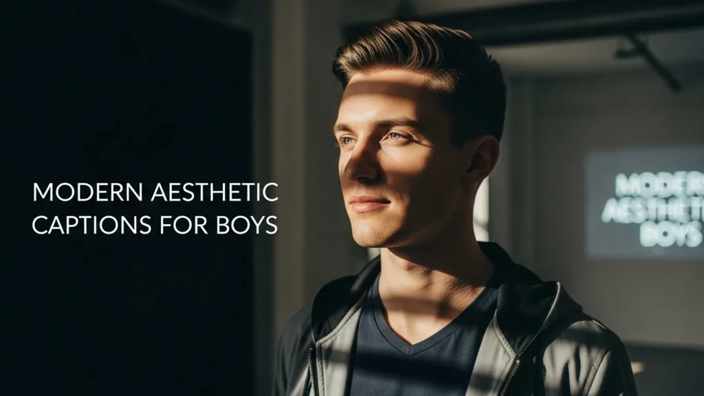 Modern Aesthetic Captions for Boys