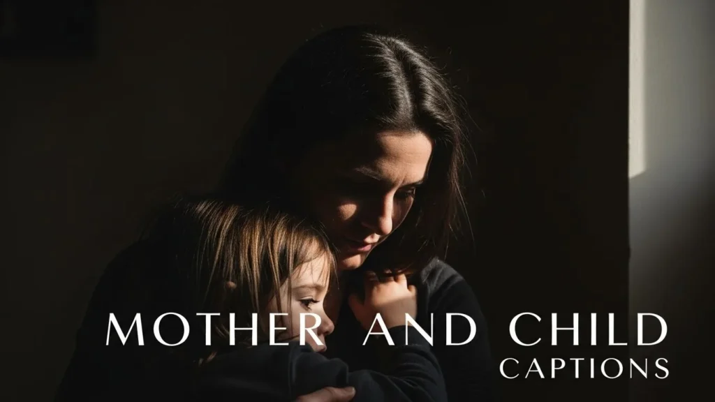 Mother and Child Captions