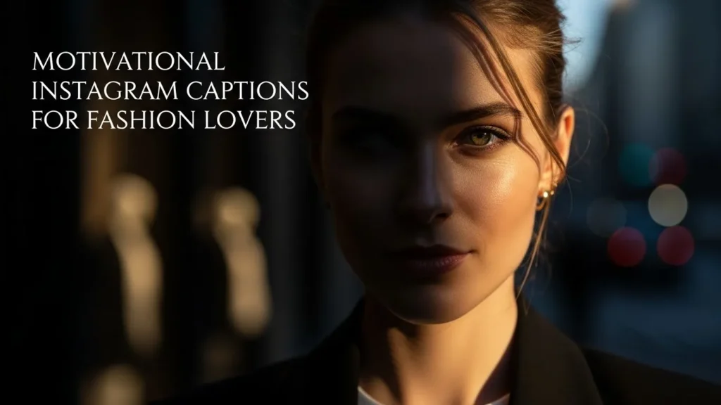 Motivational Instagram Captions for Fashion Lovers