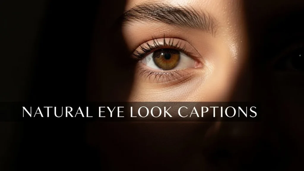 Natural Eye Look Captions