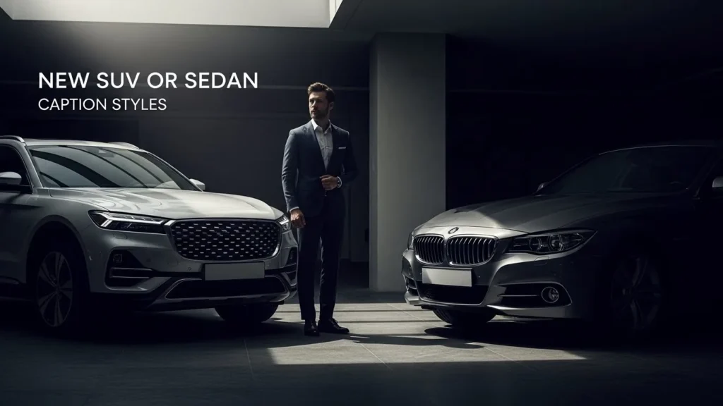 New SUV or Sedan Caption Styles