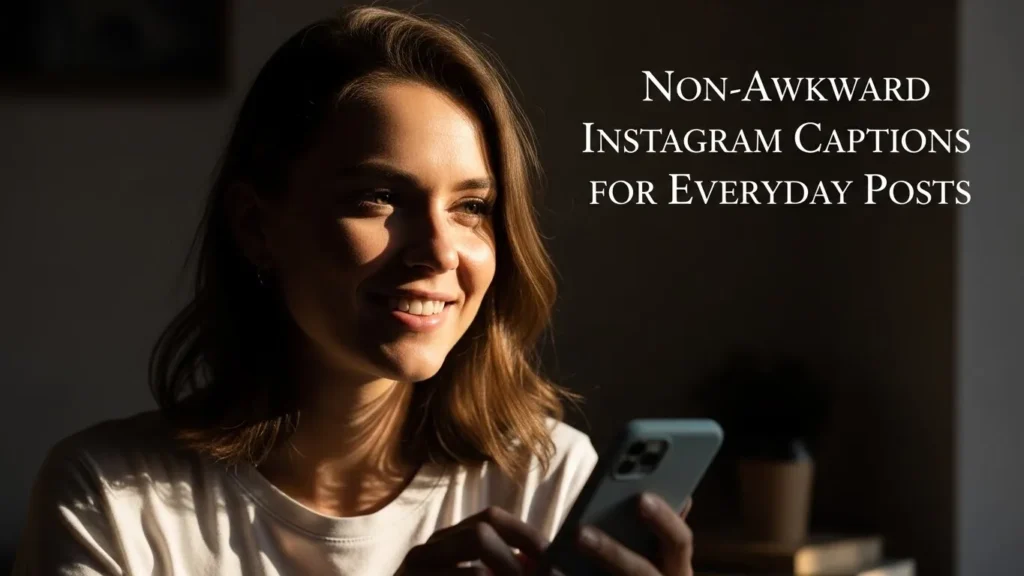 Non-Awkward Instagram Captions for Everyday Posts