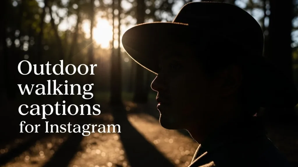 Outdoor walking captions for Instagram