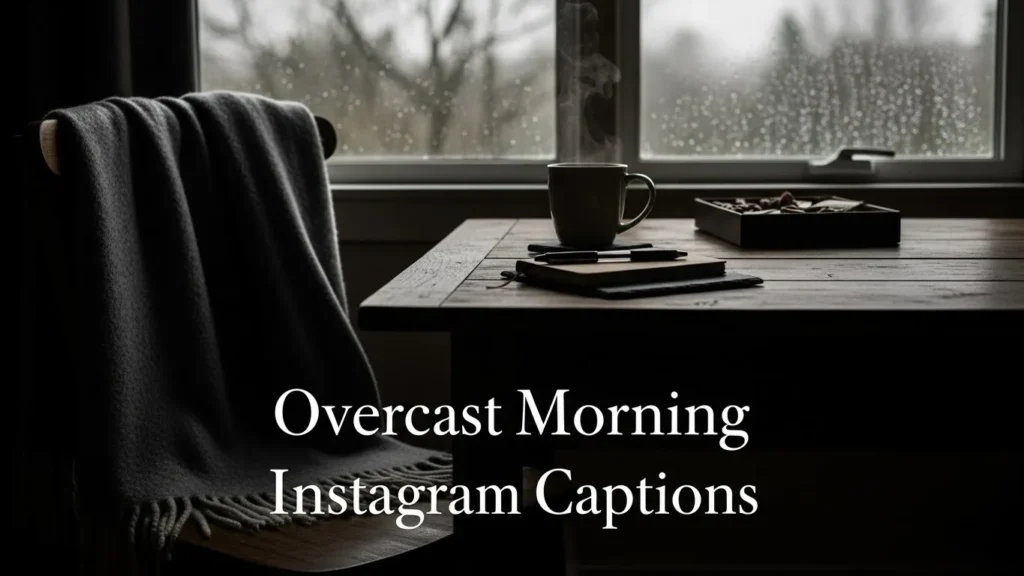 Overcast Morning Instagram Captions