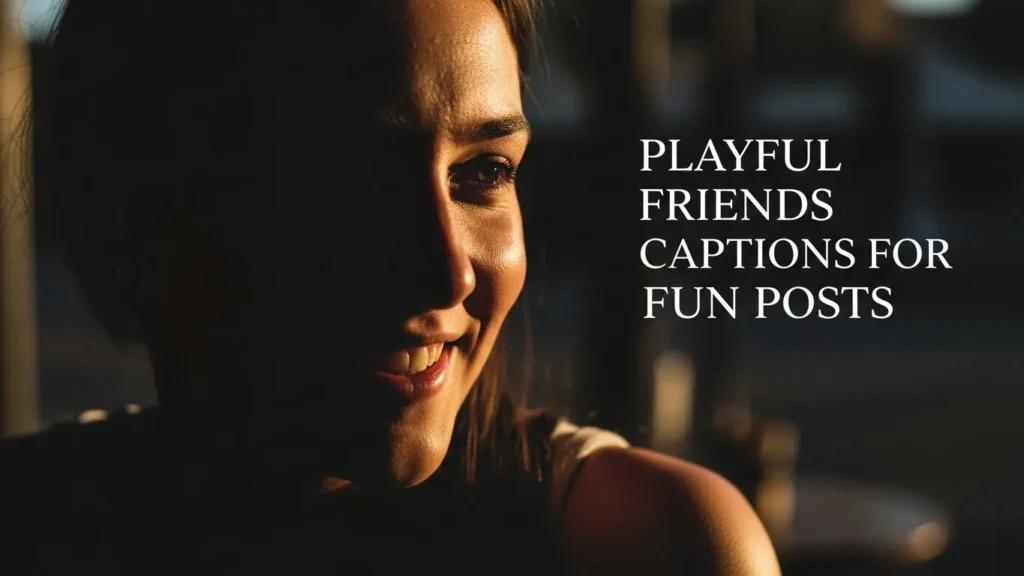 Playful Friends Captions for Fun Posts