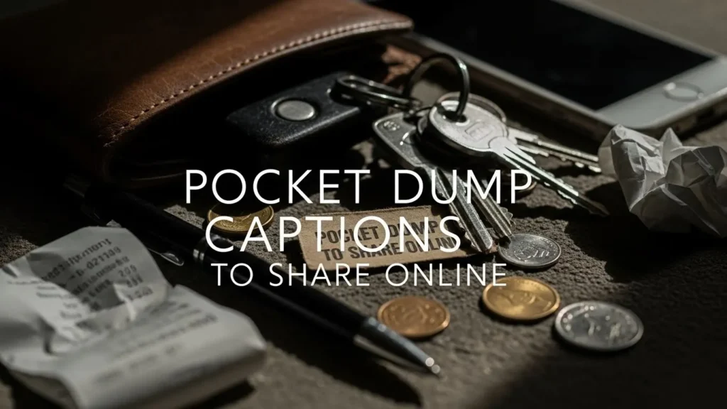 Pocket Dump Captions to Share Online