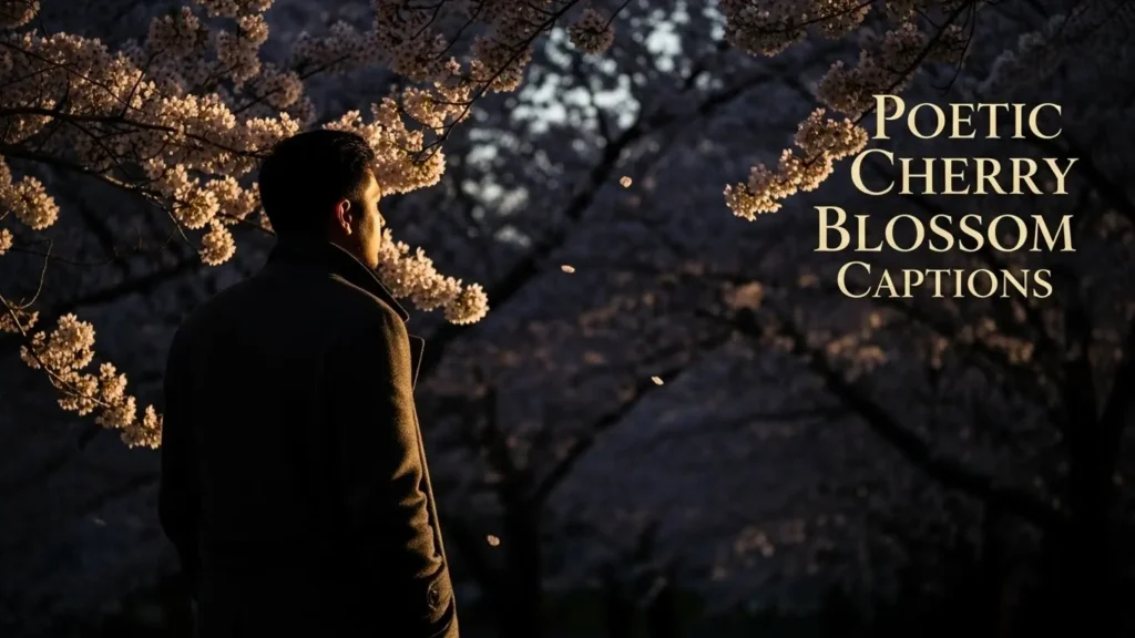 Poetic Cherry Blossom Captions