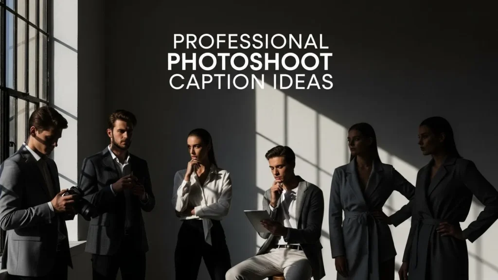 Professional Photoshoot Caption Ideas