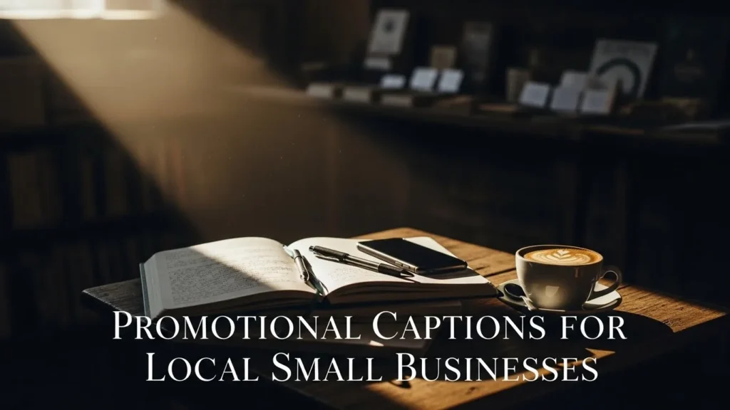 Promotional Captions for Local Small Businesses