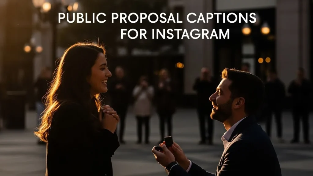 Public Proposal Captions for Instagram