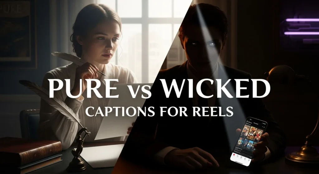 Pure vs Wicked Captions for Reels