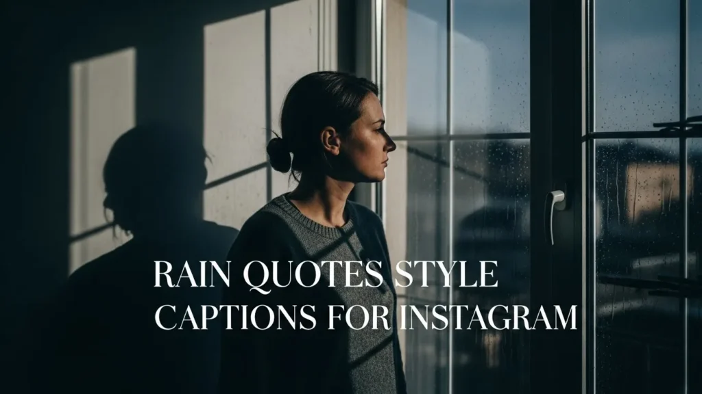Rain Quotes Style Captions for Instagram
