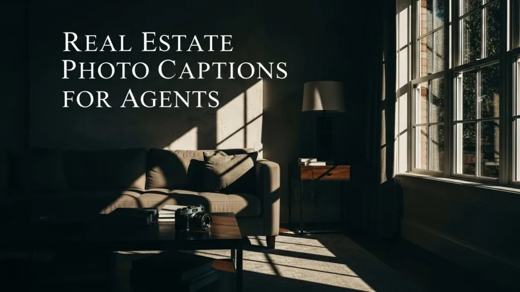 Real Estate Photo Captions for Agents